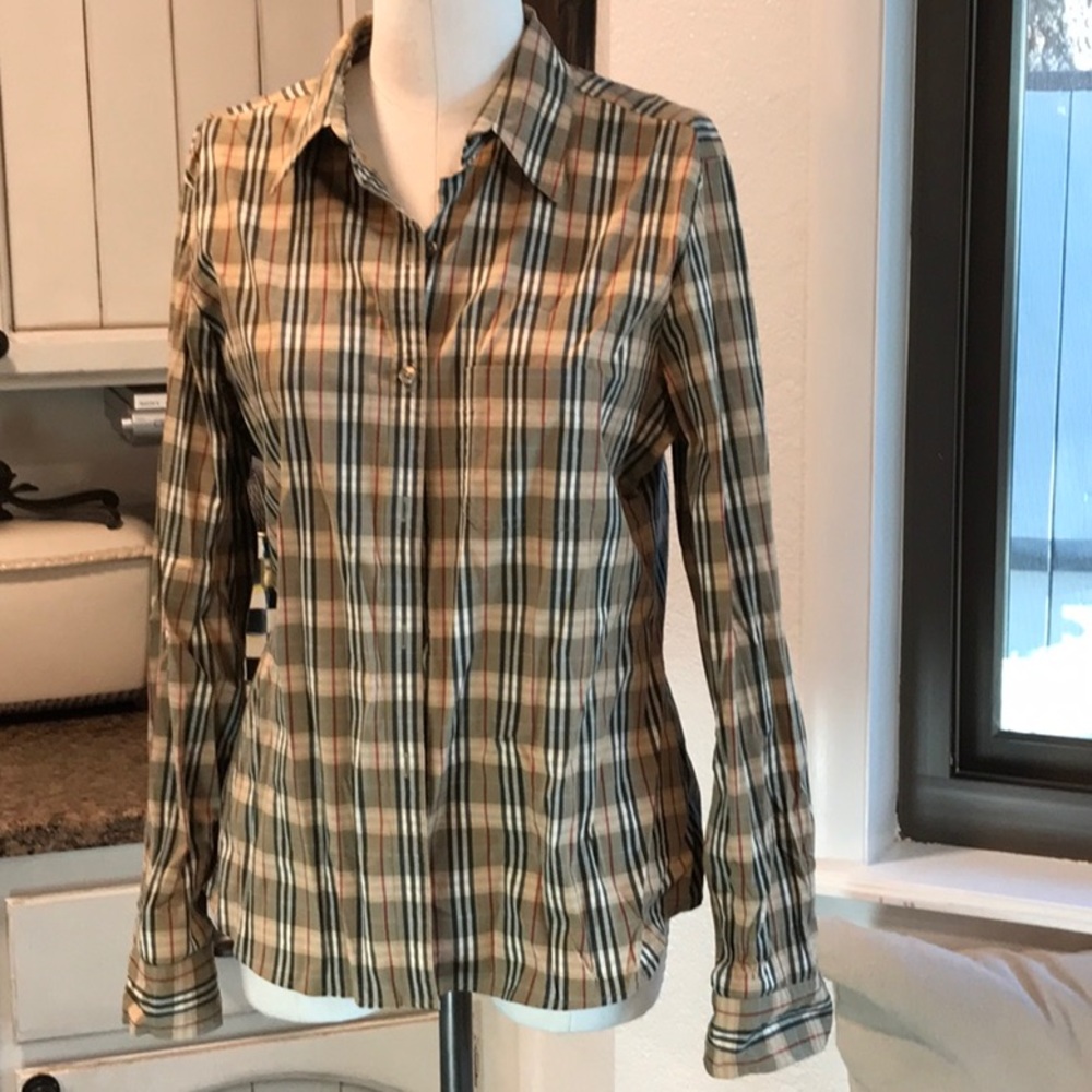 Burberry look collared shirt size 8